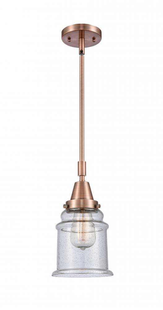 Canton - 1 Light - 7 inch - Antique Copper - Mini Pendant