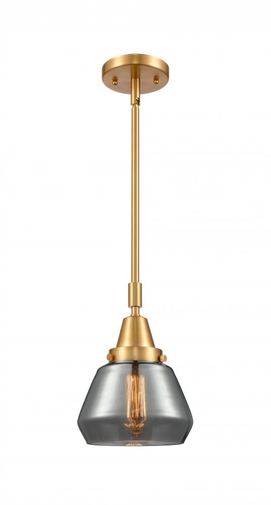 Fulton - 1 Light - 7 inch - Satin Gold - Mini Pendant