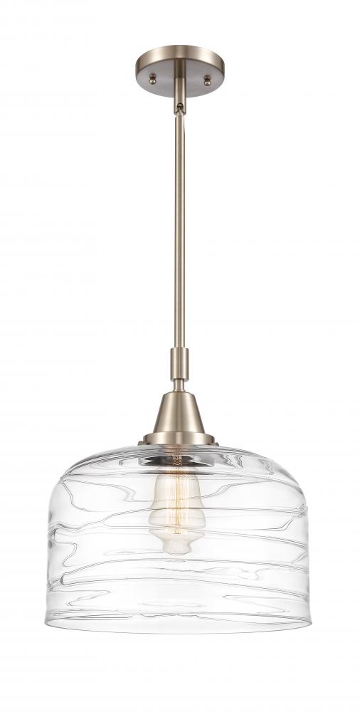 Bell - 1 Light - 12 inch - Brushed Satin Nickel - Mini Pendant