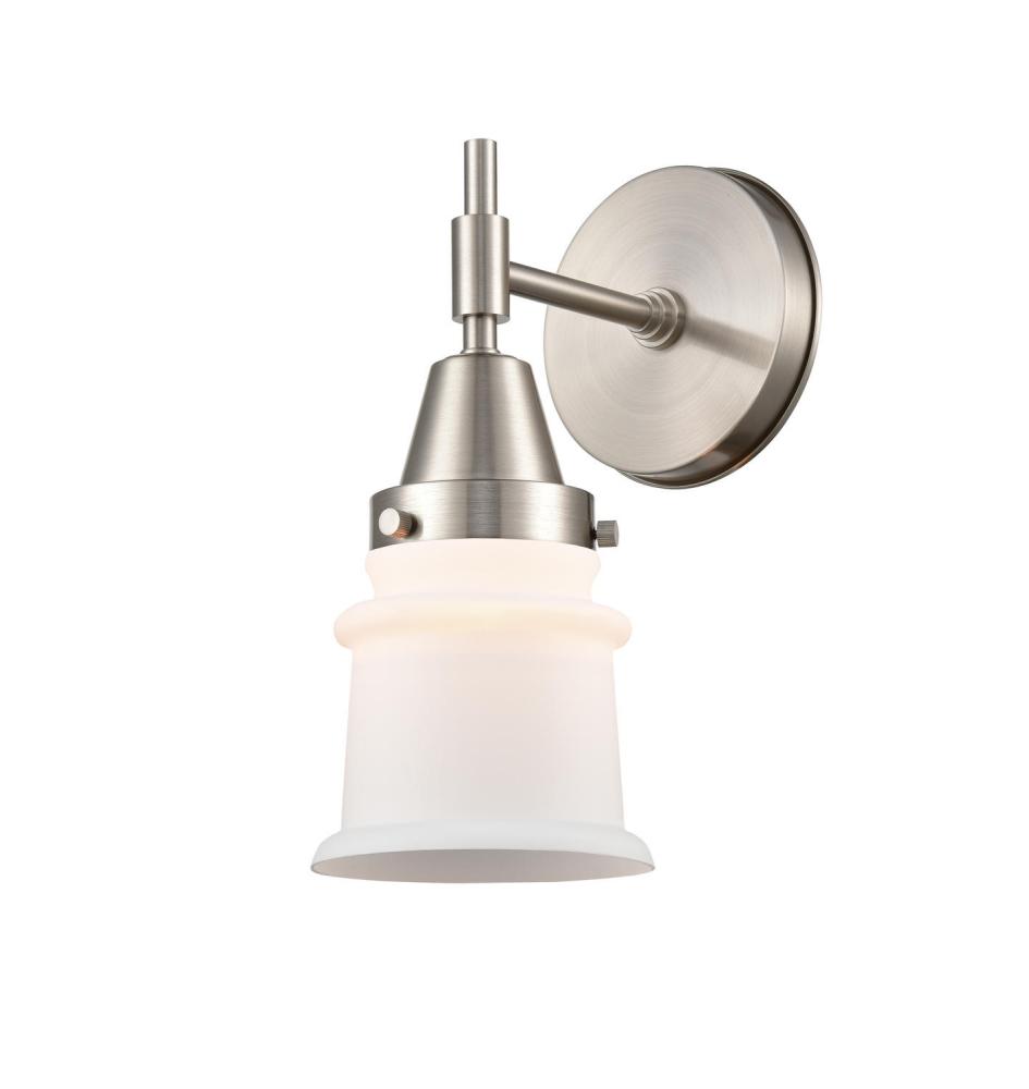 Canton - 1 Light - 5 inch - Satin Nickel - Sconce