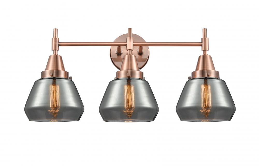 Fulton - 3 Light - 25 inch - Antique Copper - Bath Vanity Light