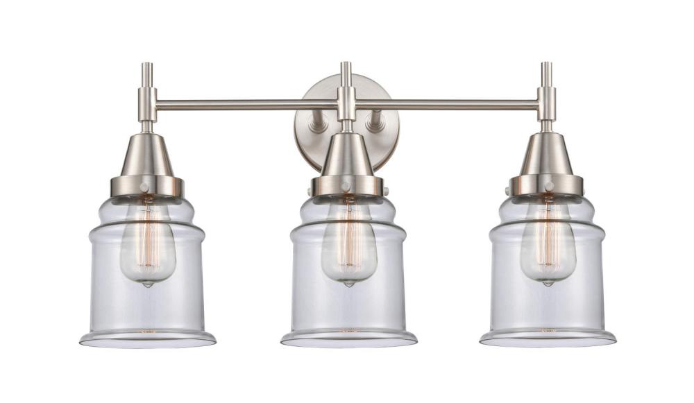 Canton - 3 Light - 24 inch - Satin Nickel - Bath Vanity Light