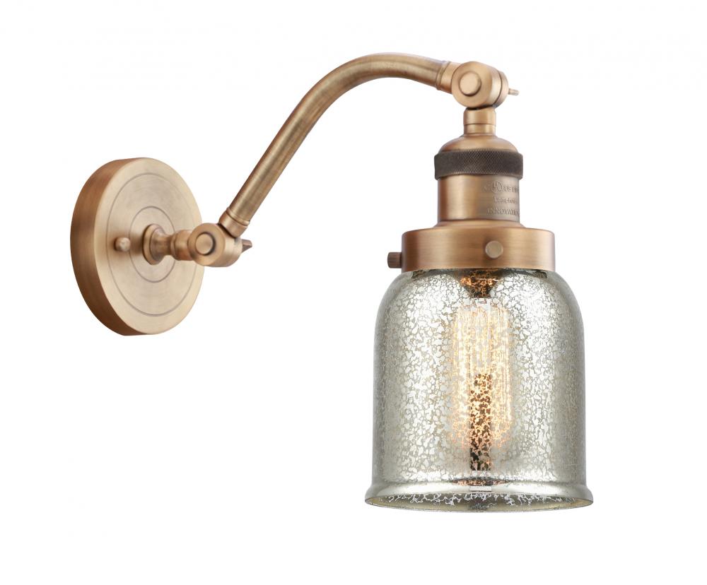 Bell - 1 Light - 5 inch - Brushed Brass - Sconce