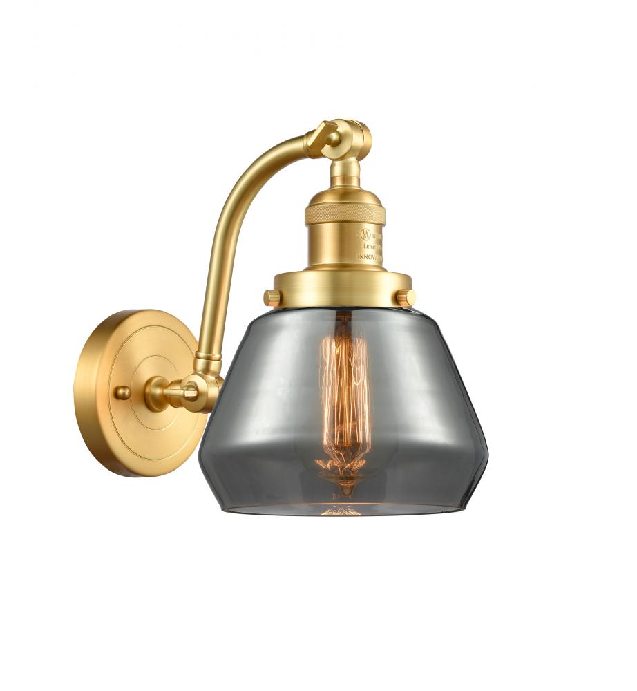 Fulton - 1 Light - 7 inch - Satin Gold - Sconce