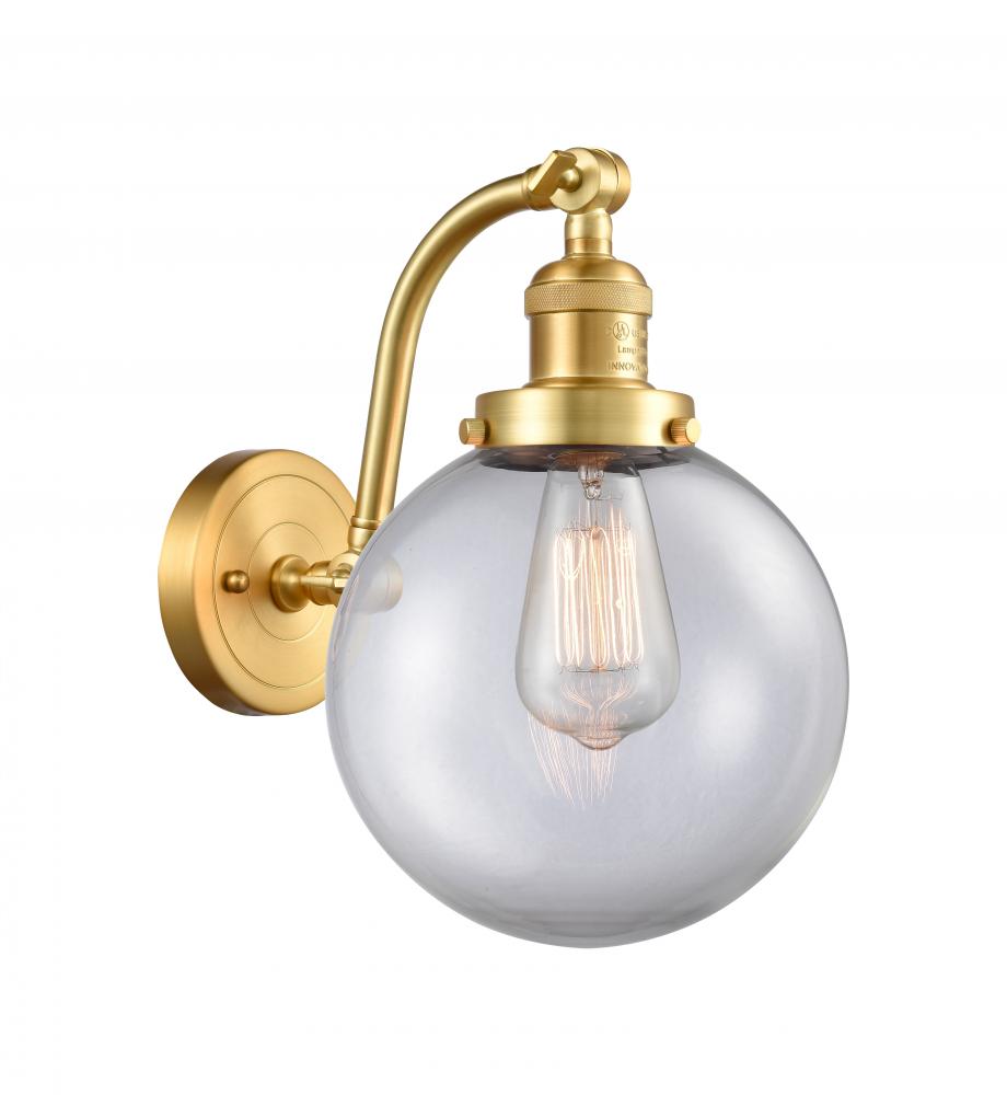 Beacon - 1 Light - 8 inch - Satin Gold - Sconce