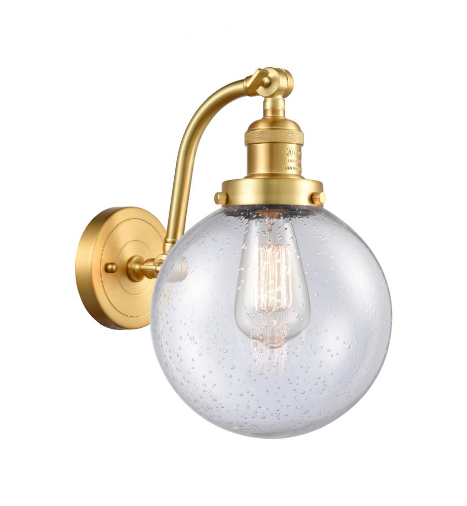 Beacon - 1 Light - 8 inch - Satin Gold - Sconce