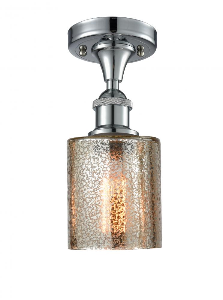 Cobbleskill - 1 Light - 5 inch - Polished Chrome - Semi-Flush Mount