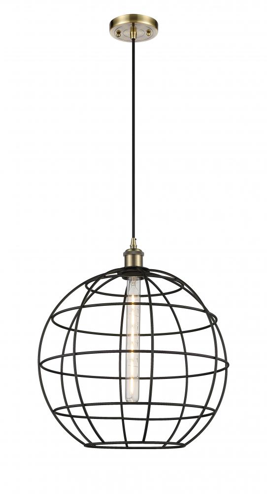 Lake Placid - 1 Light - 16 inch - Antique Brass - Mini Pendant