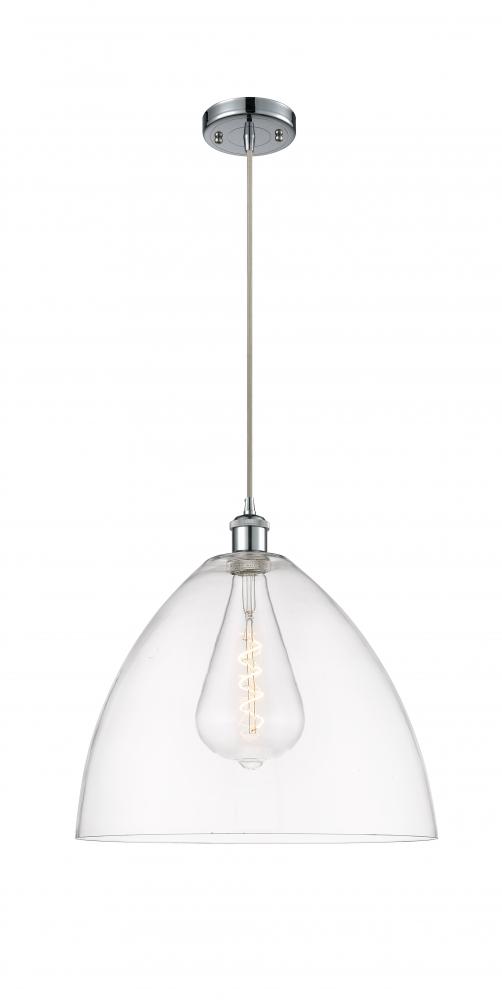 Bristol - 1 Light - 16 inch - Polished Chrome - Cord hung - Pendant