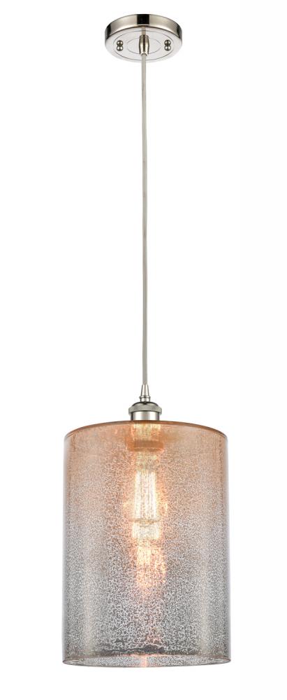 Cobbleskill - 1 Light - 9 inch - Polished Nickel - Cord hung - Mini Pendant