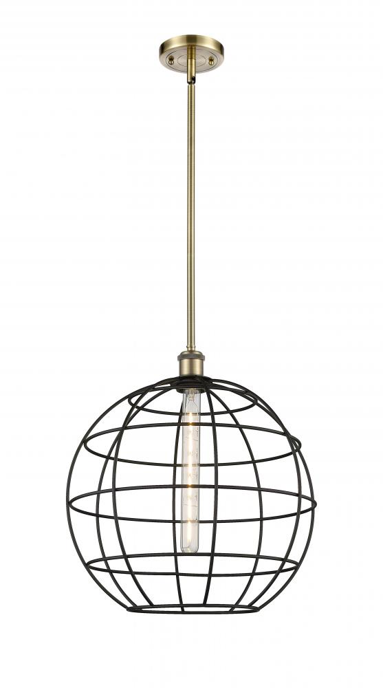 Lake Placid - 1 Light - 16 inch - Antique Brass - Mini Pendant