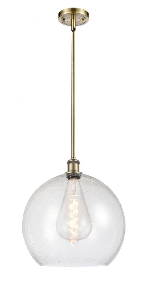 Athens - 1 Light - 14 inch - Antique Brass - Pendant