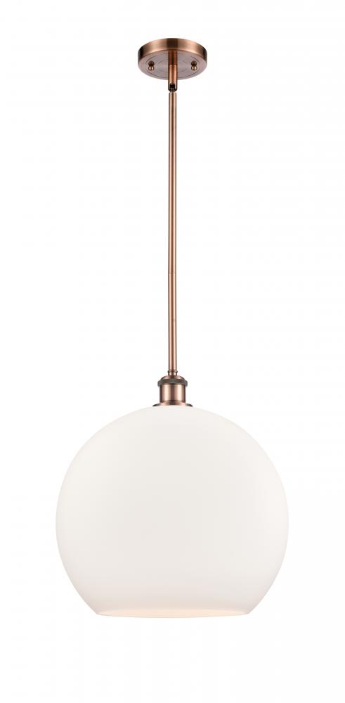 Athens - 1 Light - 14 inch - Antique Copper - Pendant