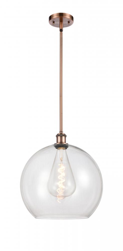 Athens - 1 Light - 14 inch - Antique Copper - Pendant