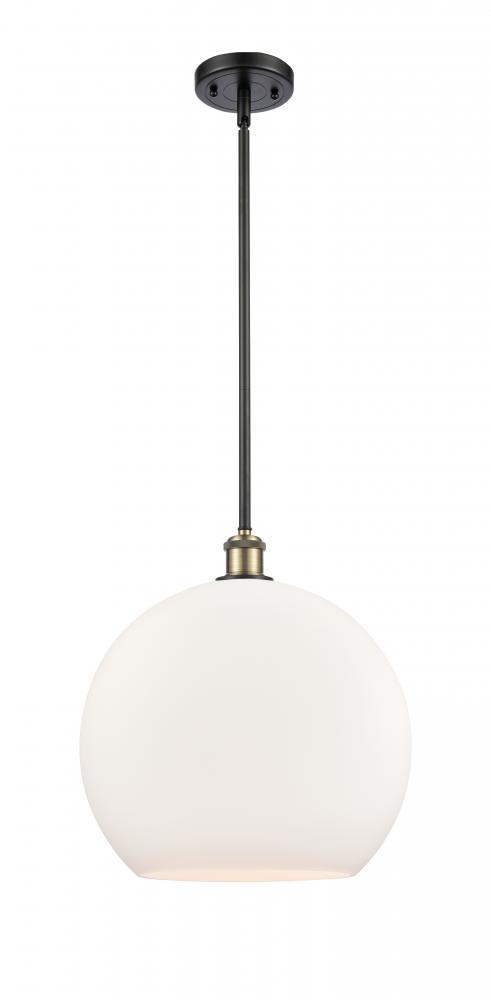 Athens - 1 Light - 14 inch - Black Antique Brass - Pendant