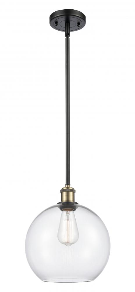 Athens - 1 Light - 10 inch - Black Antique Brass - Mini Pendant