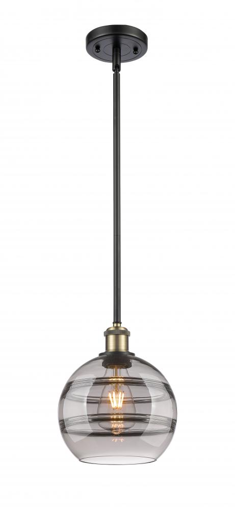 Rochester - 1 Light - 8 inch - Black Antique Brass - Mini Pendant