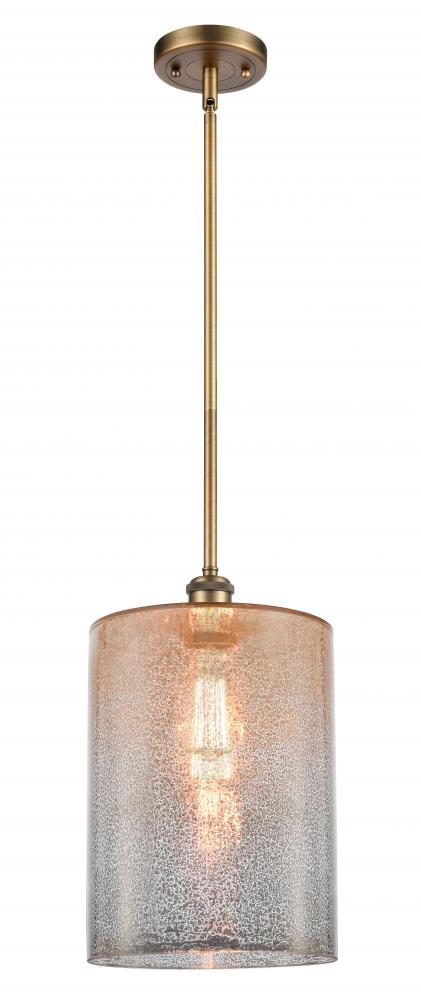 Cobbleskill - 1 Light - 9 inch - Brushed Brass - Mini Pendant