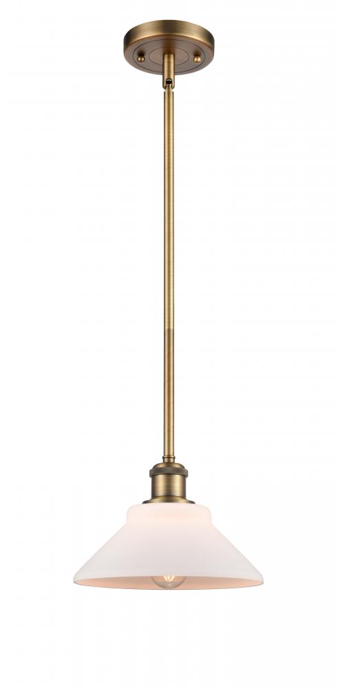 Orwell - 1 Light - 8 inch - Brushed Brass - Mini Pendant