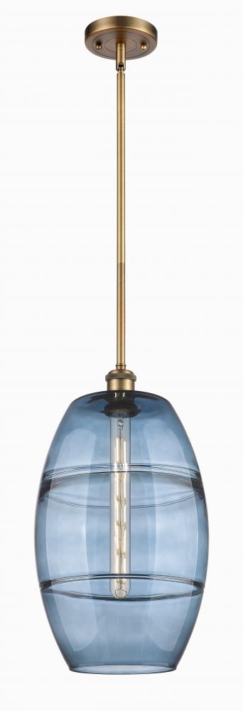 Vaz - 1 Light - 10 inch - Brushed Brass - Mini Pendant