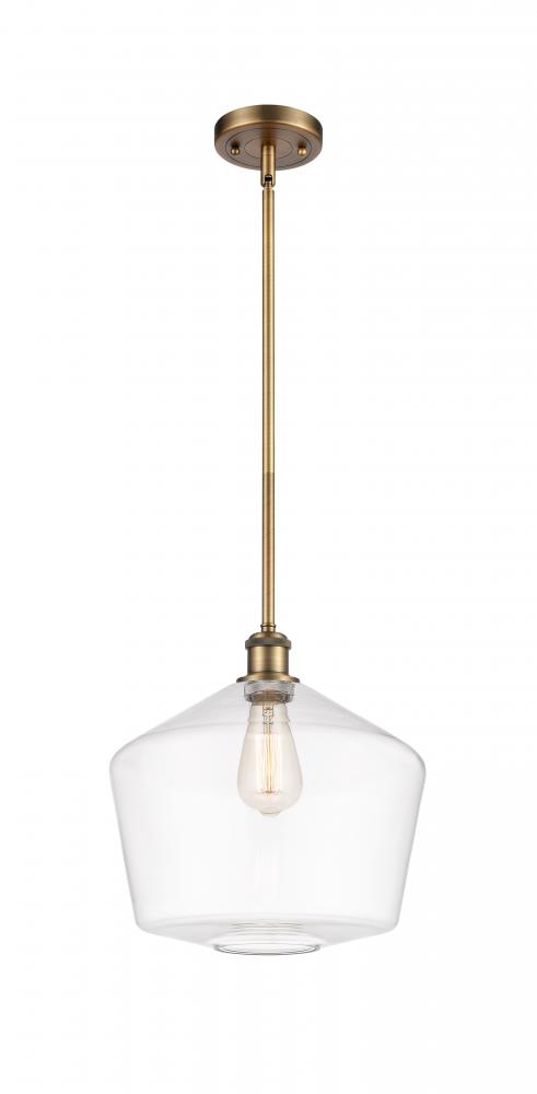 Cindyrella - 1 Light - 12 inch - Brushed Brass - Mini Pendant