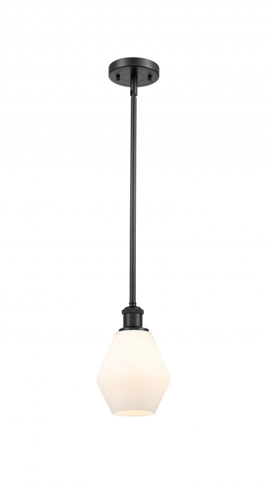 Cindyrella - 1 Light - 6 inch - Matte Black - Mini Pendant