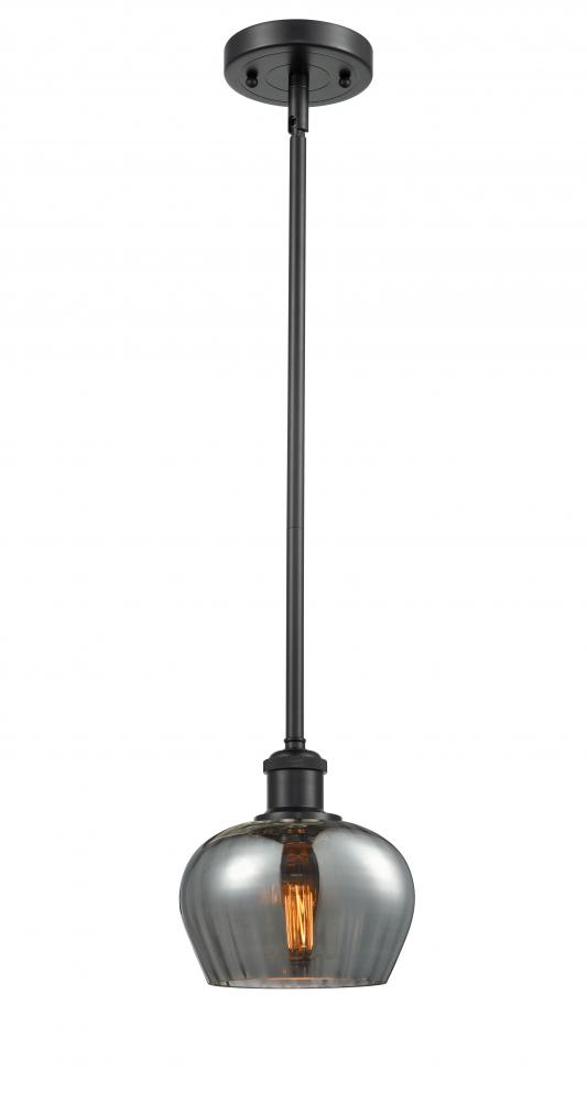 Fenton - 1 Light - 7 inch - Matte Black - Mini Pendant