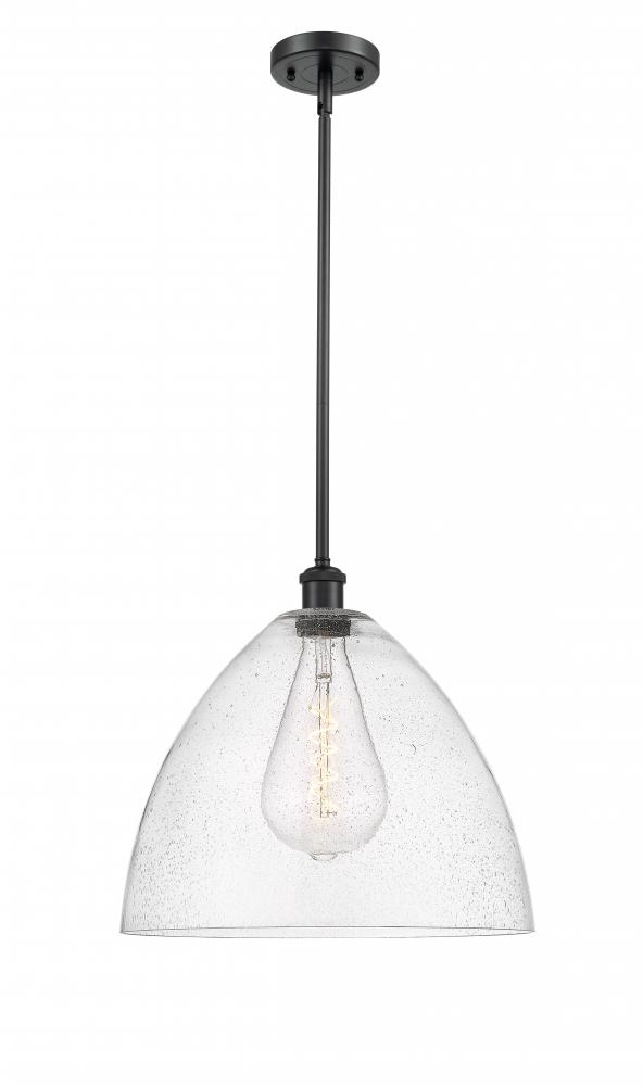 Bristol - 1 Light - 16 inch - Matte Black - Pendant