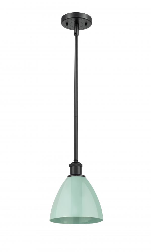 Plymouth - 1 Light - 8 inch - Matte Black - Pendant