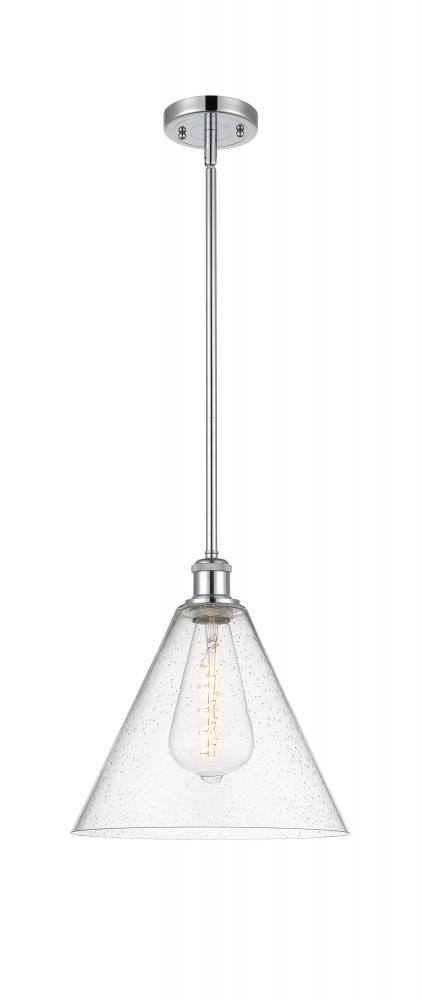 Berkshire - 1 Light - 12 inch - Polished Chrome - Mini Pendant