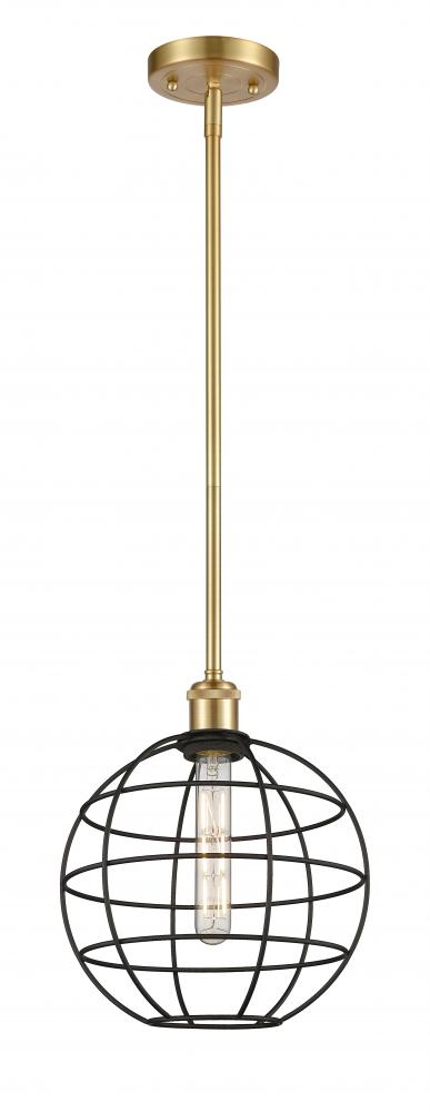 Lake Placid - 1 Light - 10 inch - Satin Gold - Mini Pendant