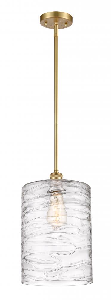 Cobbleskill - 1 Light - 9 inch - Satin Gold - Mini Pendant