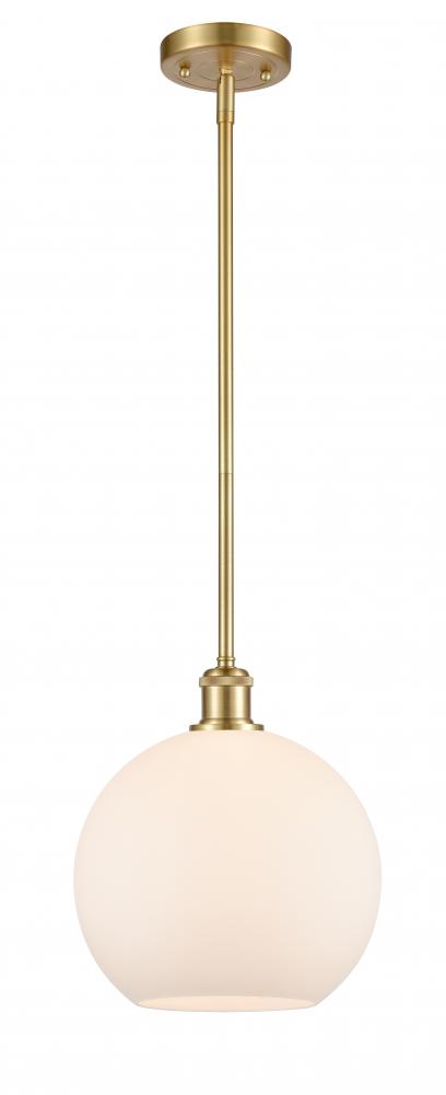 Athens - 1 Light - 10 inch - Satin Gold - Mini Pendant