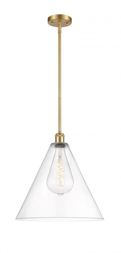 Berkshire - 1 Light - 16 inch - Satin Gold - Pendant