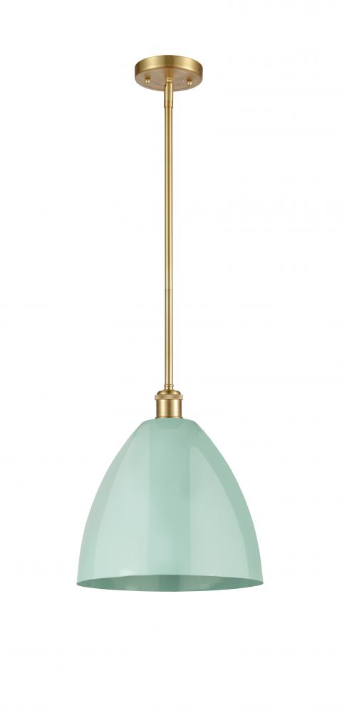 Plymouth - 1 Light - 12 inch - Satin Gold - Pendant