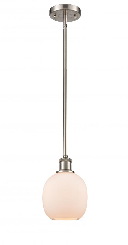 Belfast - 1 Light - 6 inch - Brushed Satin Nickel - Mini Pendant