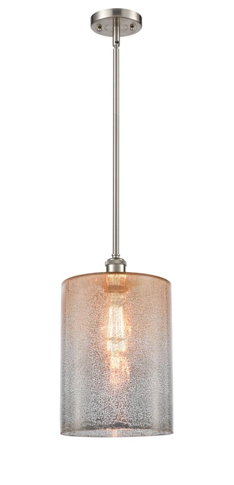 Cobbleskill - 1 Light - 9 inch - Brushed Satin Nickel - Mini Pendant