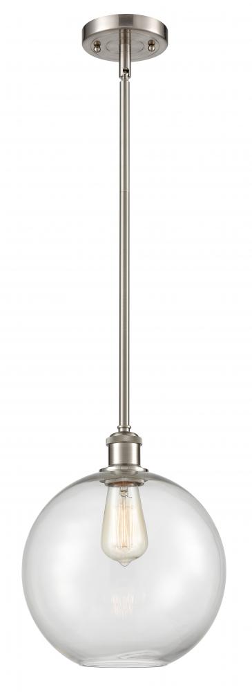 Athens - 1 Light - 10 inch - Brushed Satin Nickel - Mini Pendant