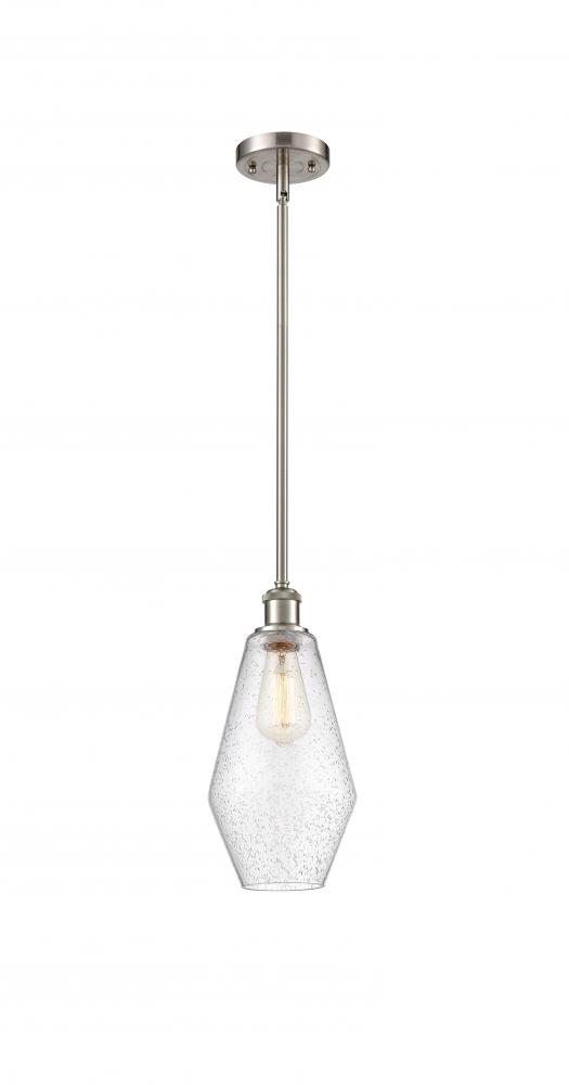 Cindyrella - 1 Light - 7 inch - Brushed Satin Nickel - Mini Pendant