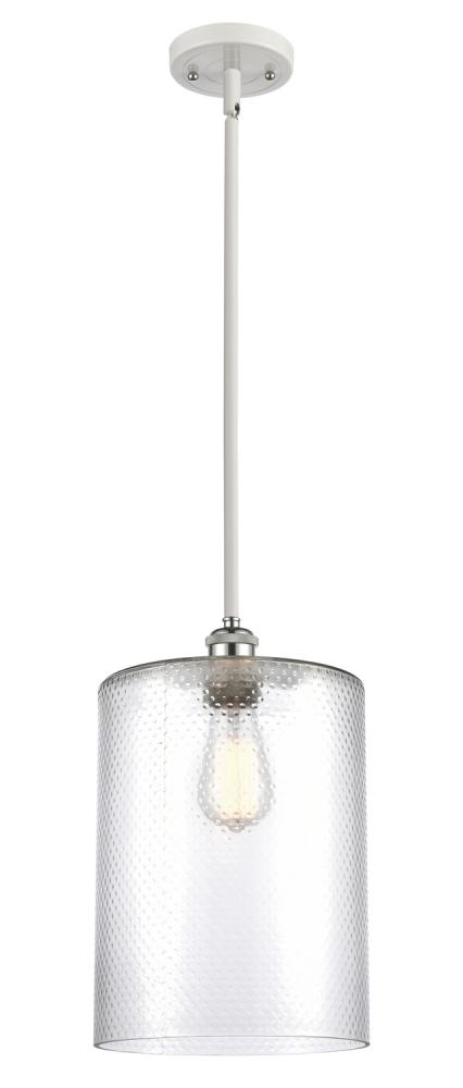 Cobbleskill - 1 Light - 9 inch - White Polished Chrome - Mini Pendant