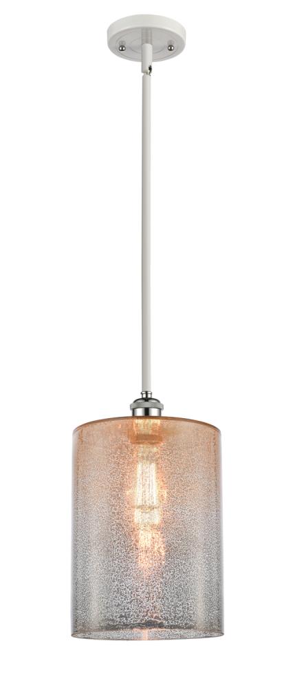 Cobbleskill - 1 Light - 9 inch - White Polished Chrome - Mini Pendant