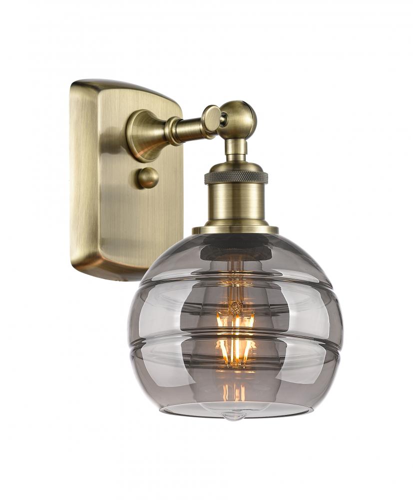 Rochester - 1 Light - 6 inch - Antique Brass - Sconce