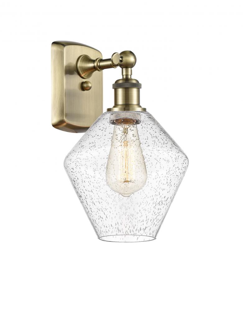 Cindyrella - 1 Light - 8 inch - Antique Brass - Sconce