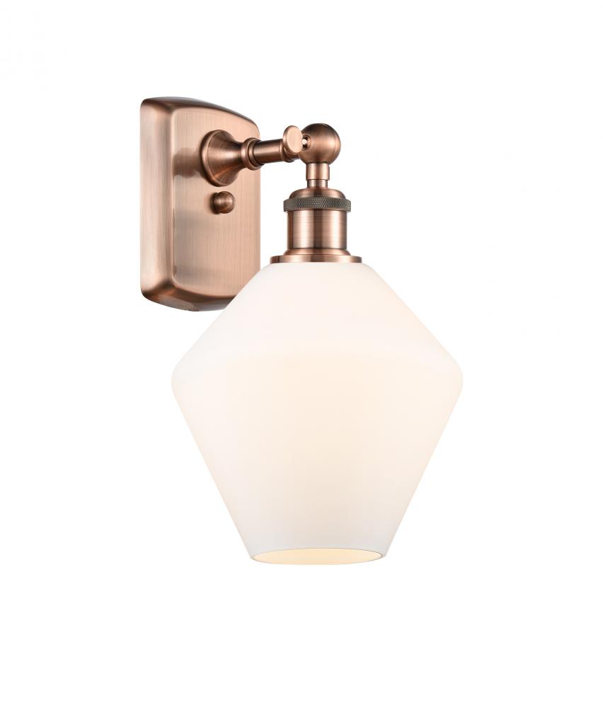 Cindyrella - 1 Light - 8 inch - Antique Copper - Sconce