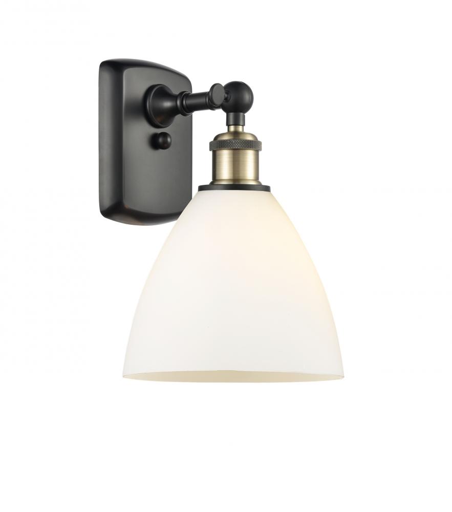 Bristol - 1 Light - 8 inch - Black Antique Brass - Sconce