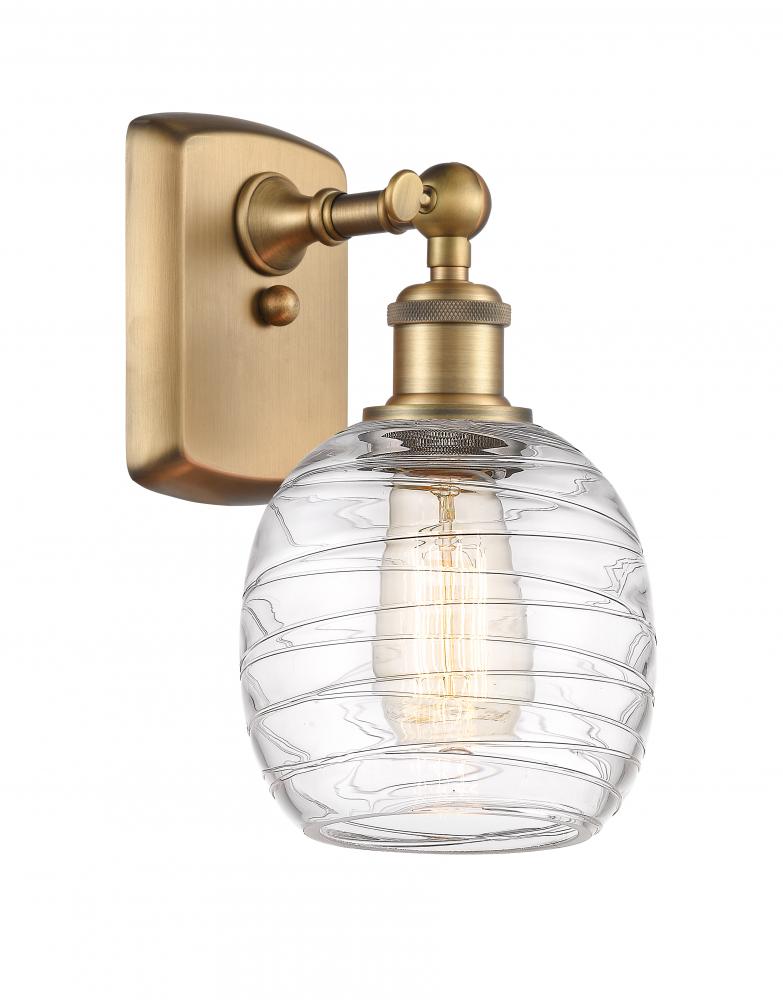 Belfast - 1 Light - 6 inch - Brushed Brass - Sconce