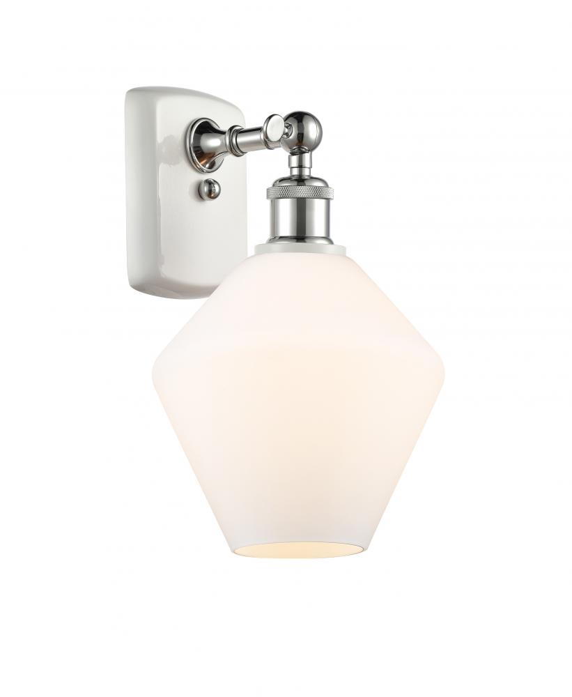 Cindyrella - 1 Light - 8 inch - White Polished Chrome - Sconce