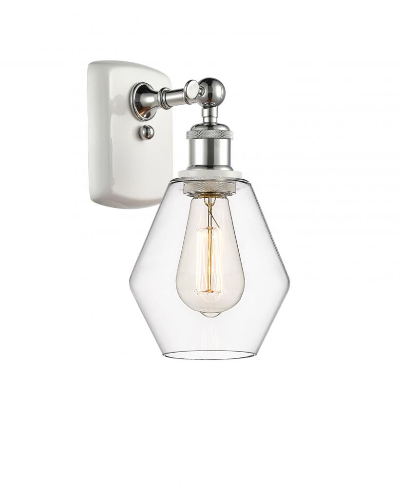 Cindyrella - 1 Light - 6 inch - White Polished Chrome - Sconce