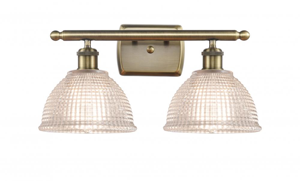 Arietta - 2 Light - 18 inch - Antique Brass - Bath Vanity Light