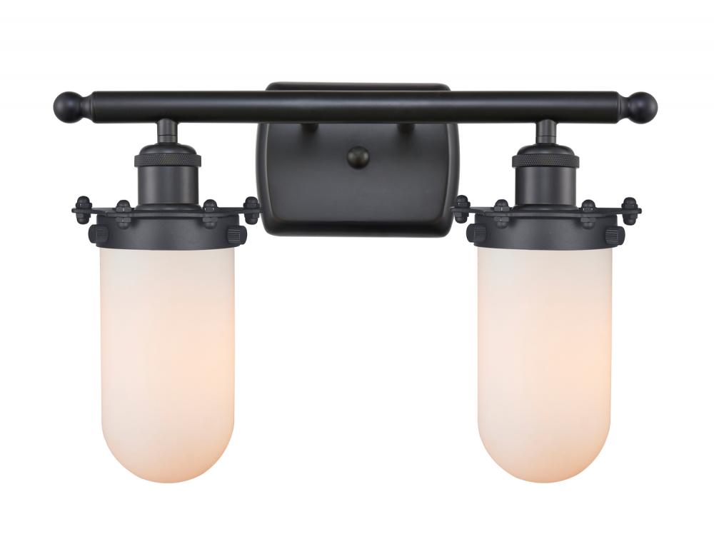 Kingsbury - 2 Light - 14 inch - Matte Black - Bath Vanity Light